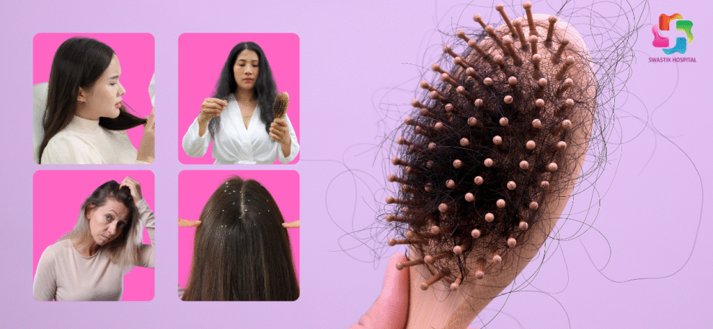 Hair fall treatment in Gurgaon with dermatologist consultation and scalp examination
