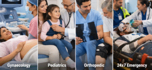 Best Multi Speciality Hospital in Gurugram providing gynecology, pediatric, orthopedic and emergency services at Swastik Hospital
