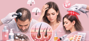 Hair fall treatment and scalp care consultation at Swastik Hospital Delhi for hair loss prevention